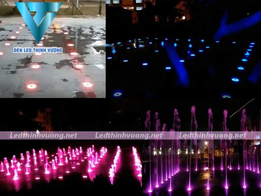 Lắp đặt đèn led âm nền cho Nhạc nước Công viên Artemis - Sơn La 3